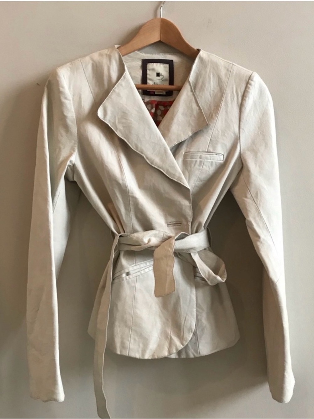 Elevenses for Anthropologie Leather Blazer